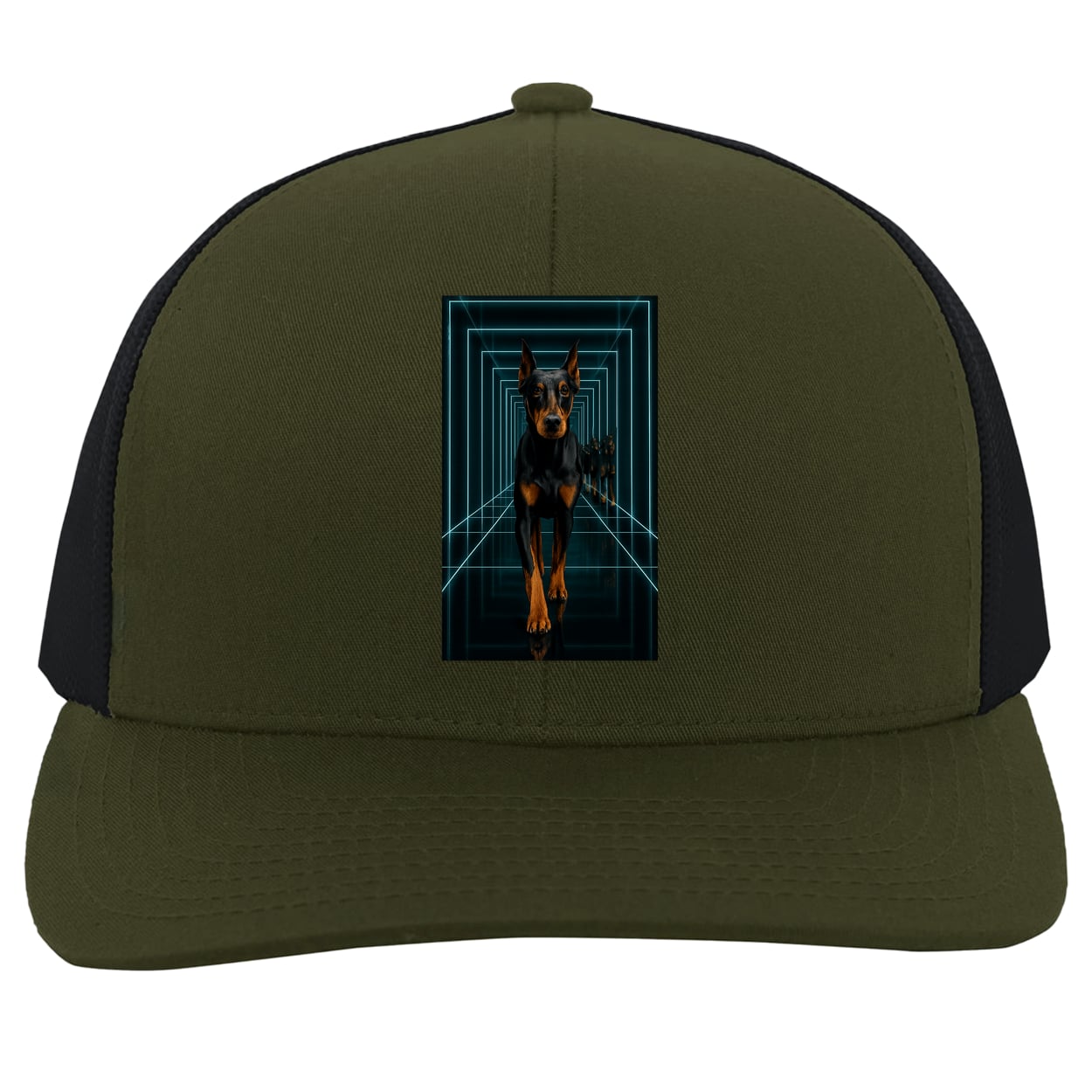 104C Trucker Snap Back - Moss/Charcoal