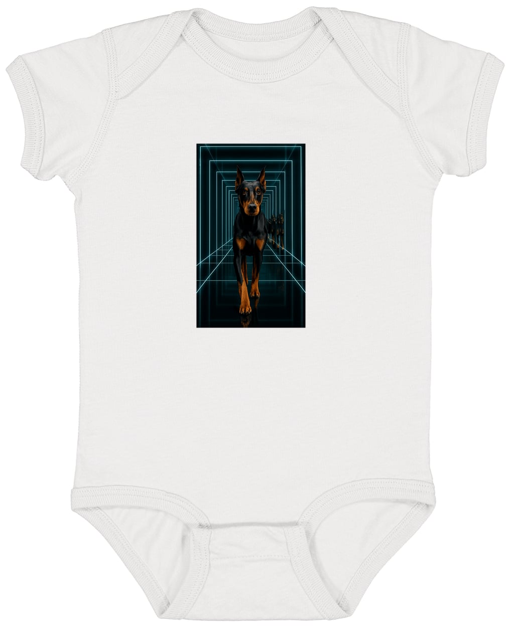 4424 Infant Fine Jersey Bodysuit - White