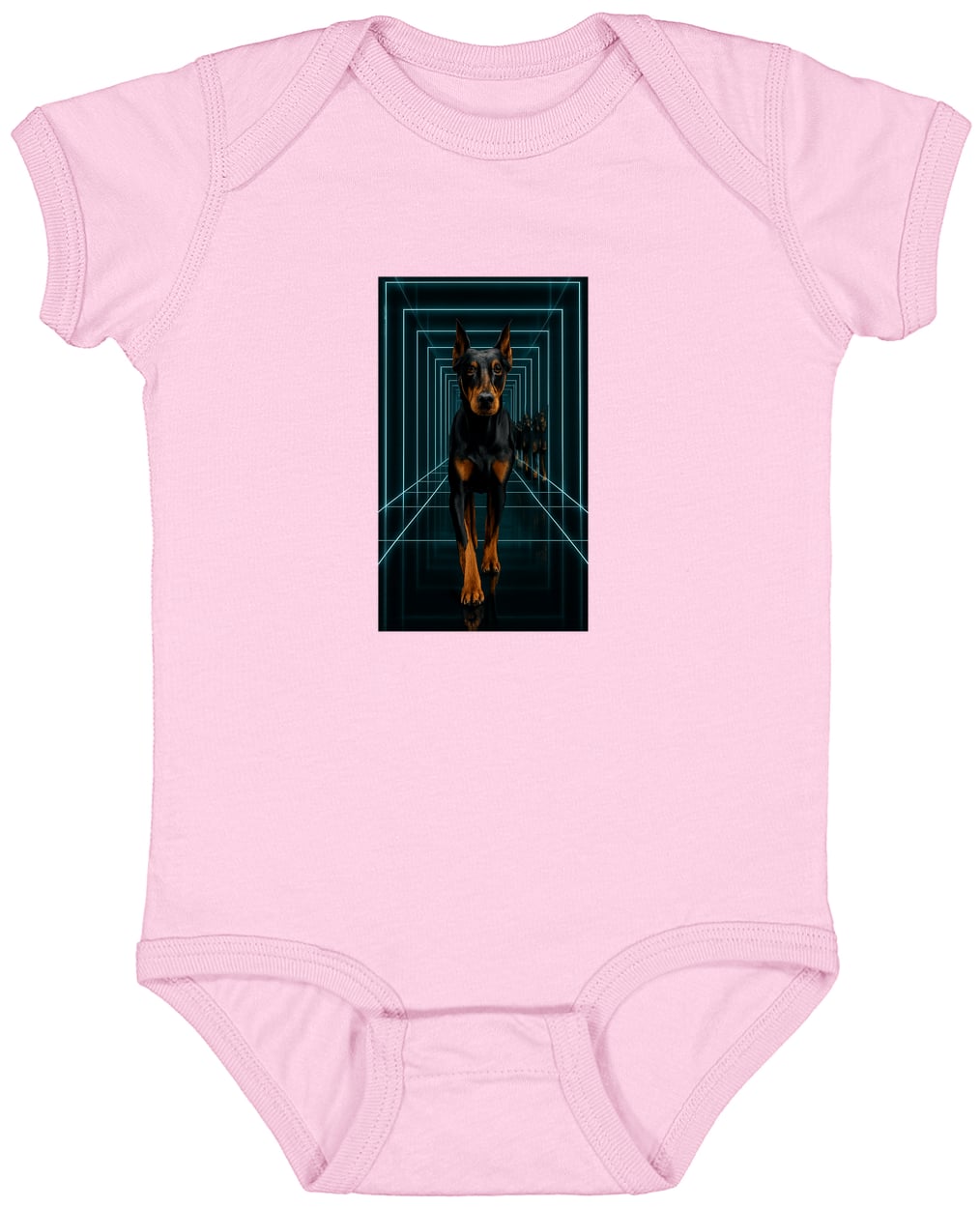 4424 Infant Fine Jersey Bodysuit - Pink