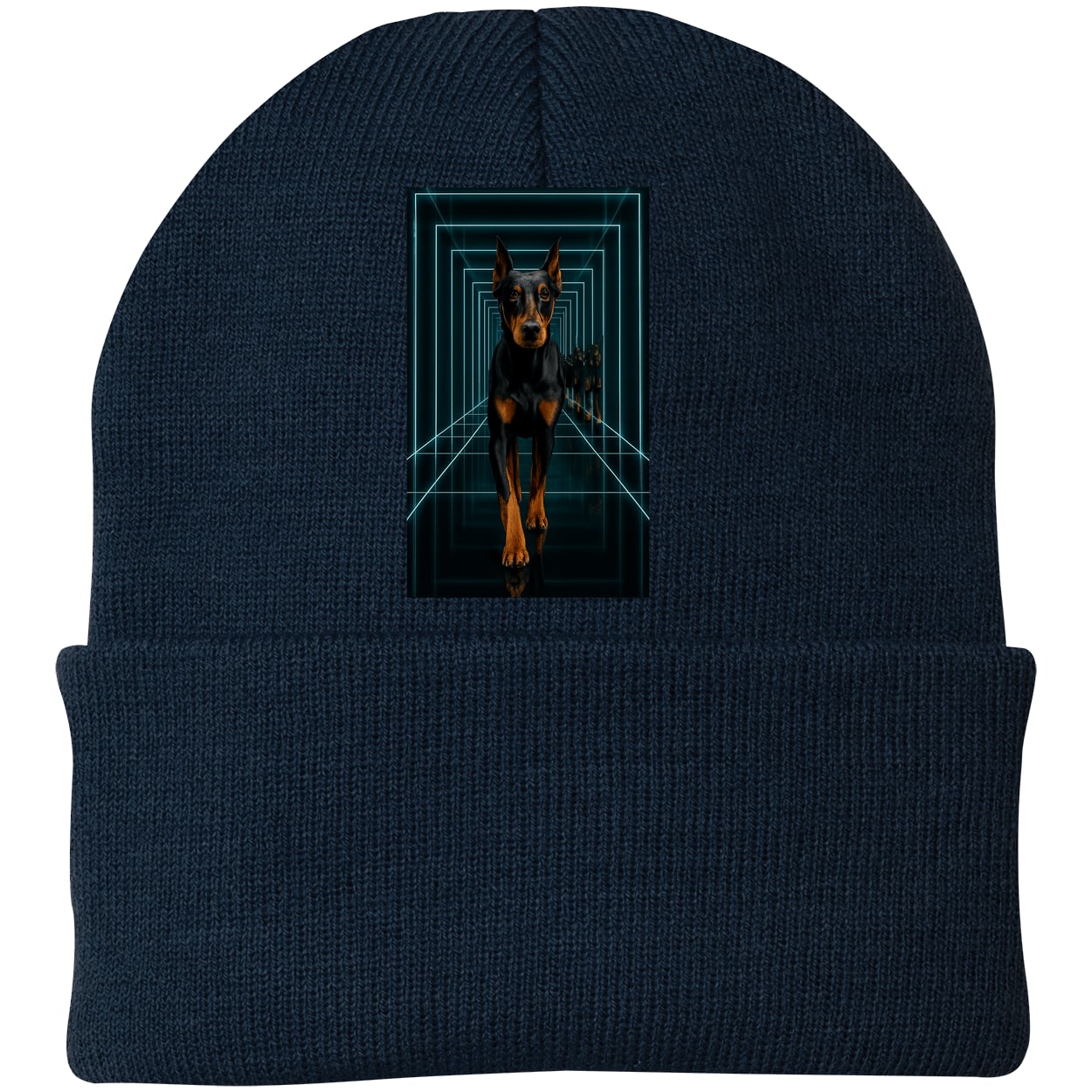 CP90 Port & Company Knit Beanie - Navy