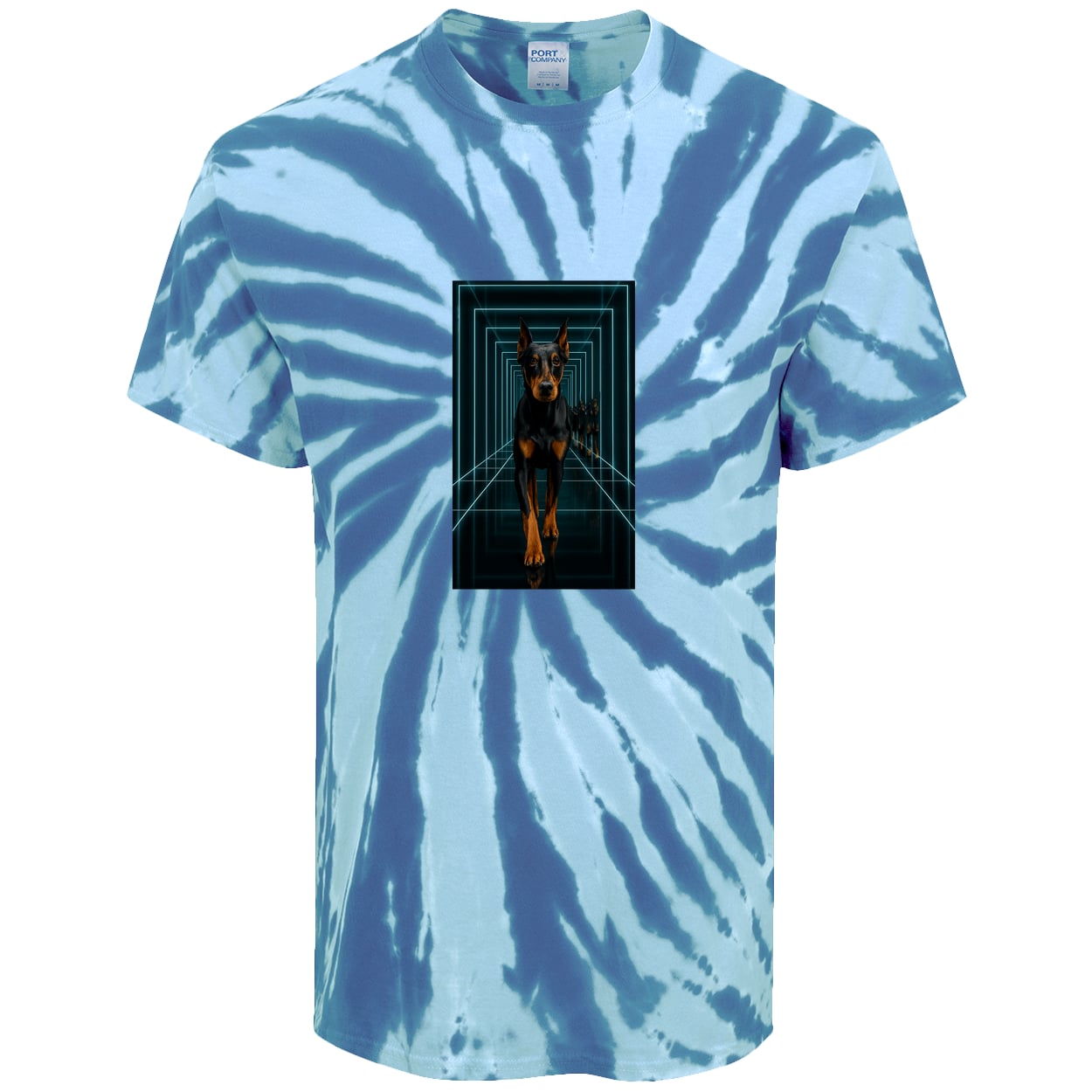 PC147 Port & Company Tie-Dye Tee - Royal