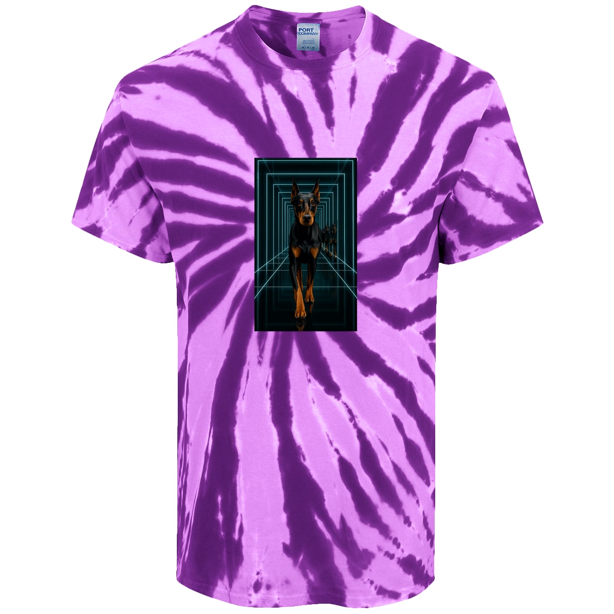 PC147 Port & Company Tie-Dye Tee - Purple