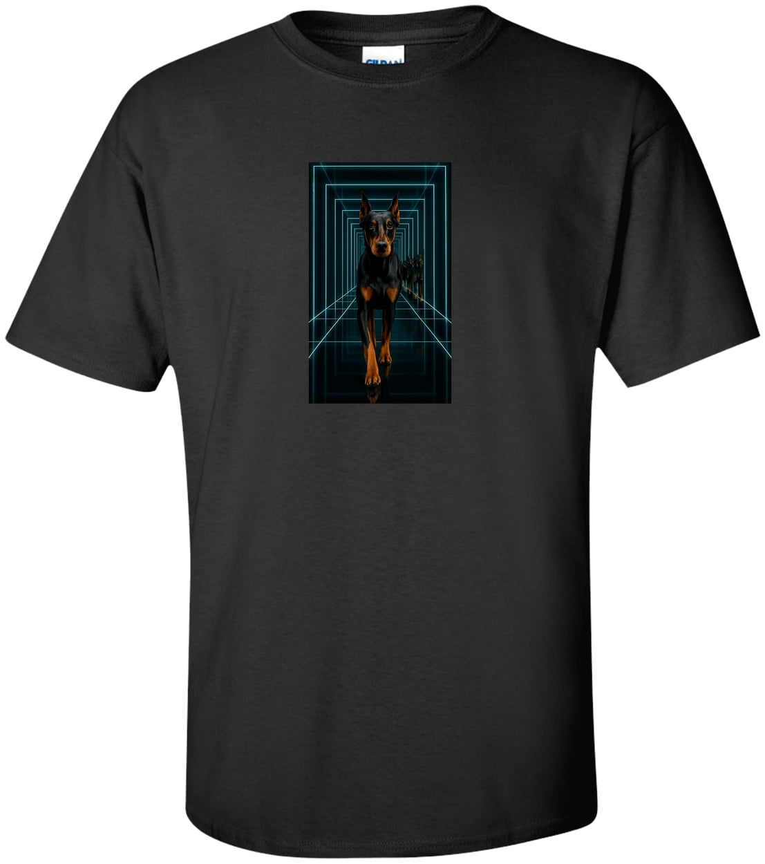 G200T Gildan Mens Tall Ultra Cotton Tee - Black