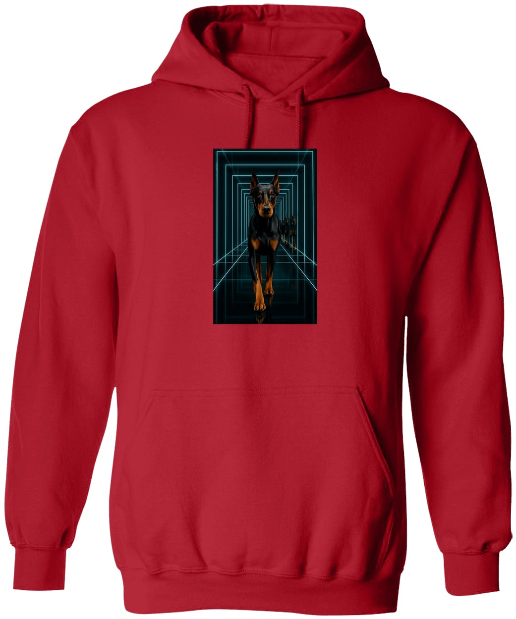 G185 Gildan Pullover Hoodie - Red