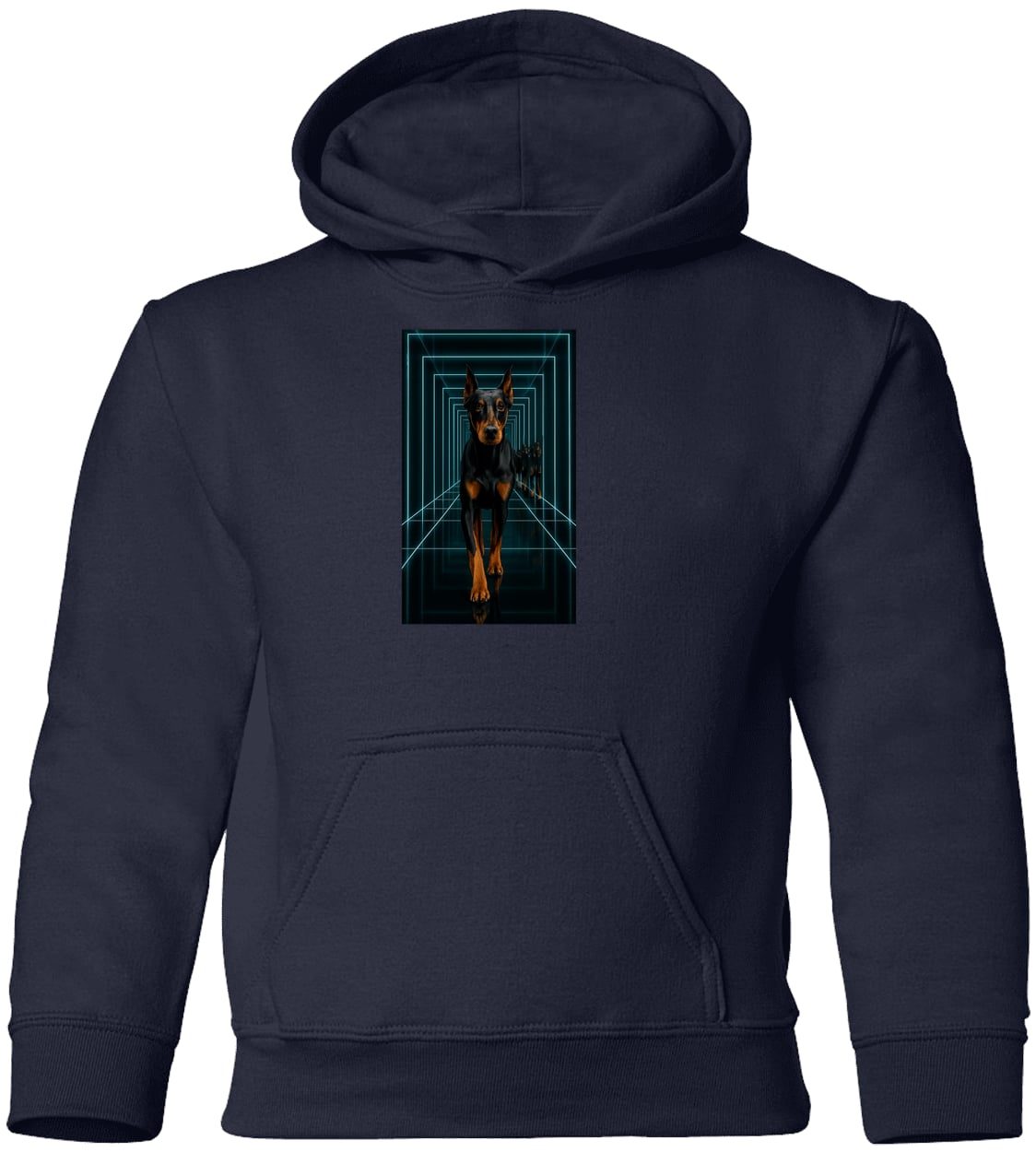 G185B Gildan Youth Pullover Hoodie - Navy