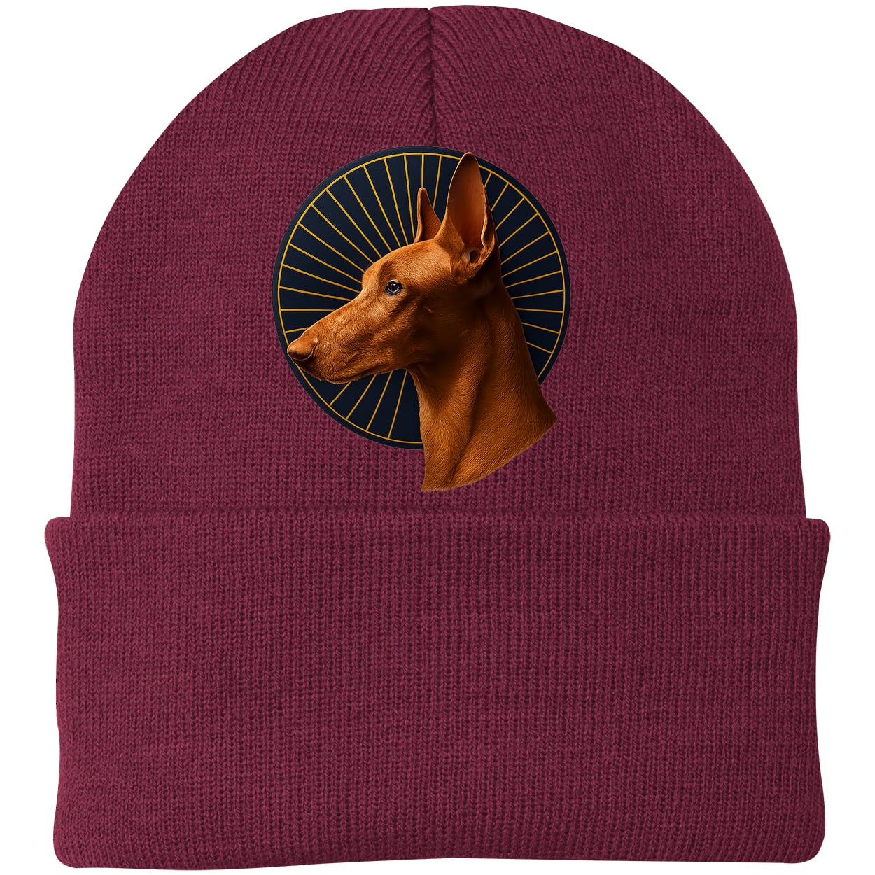 CP90 Port & Company Knit Beanie - Maroon
