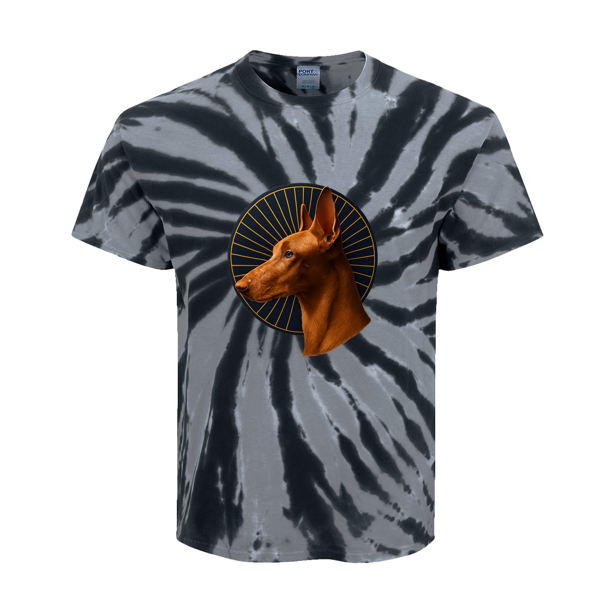 PC147Y Port & Company Kids Tie-Dye Tee - Black