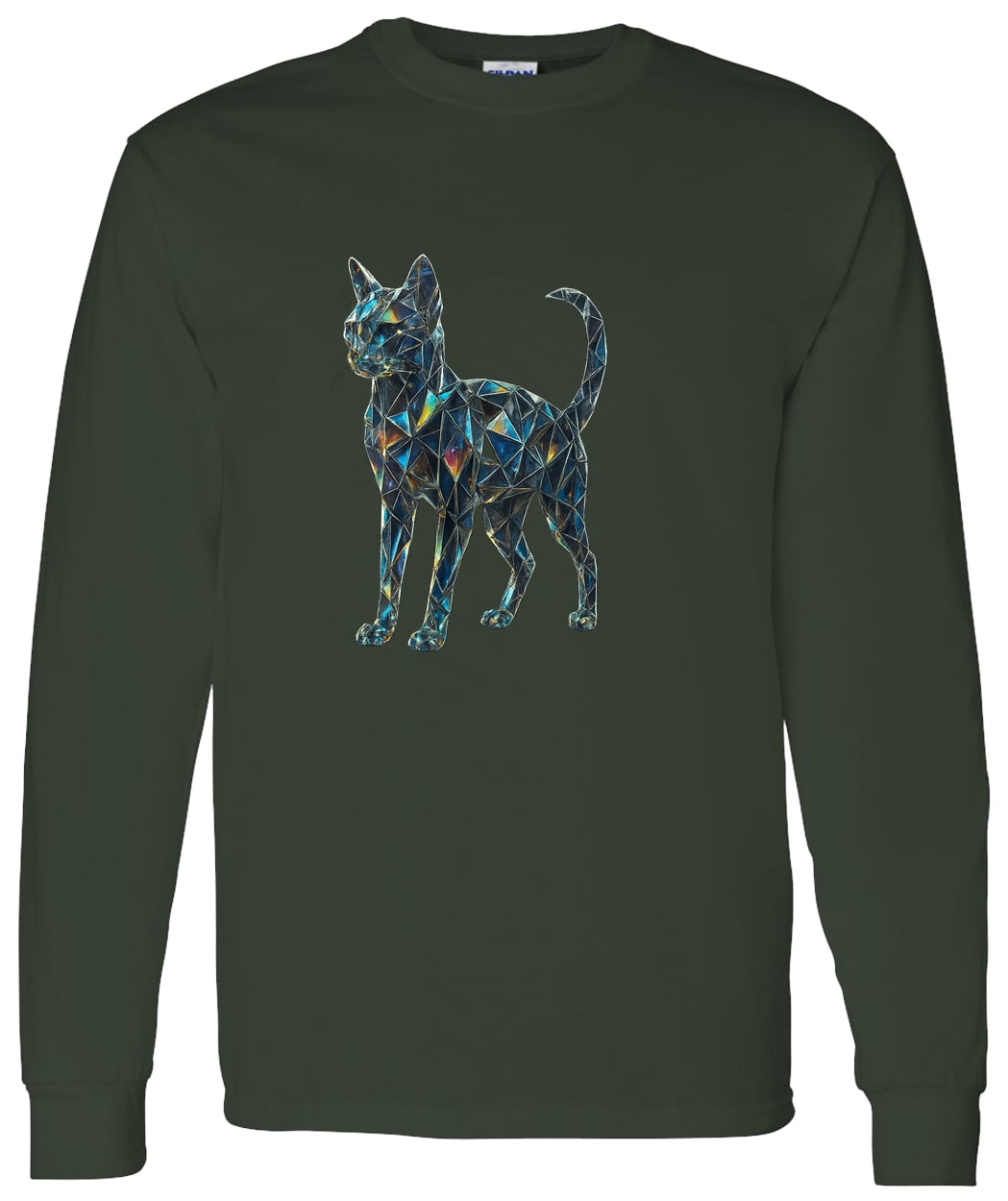 G540 LS T-Shirt 5.3 oz. - Forest Green