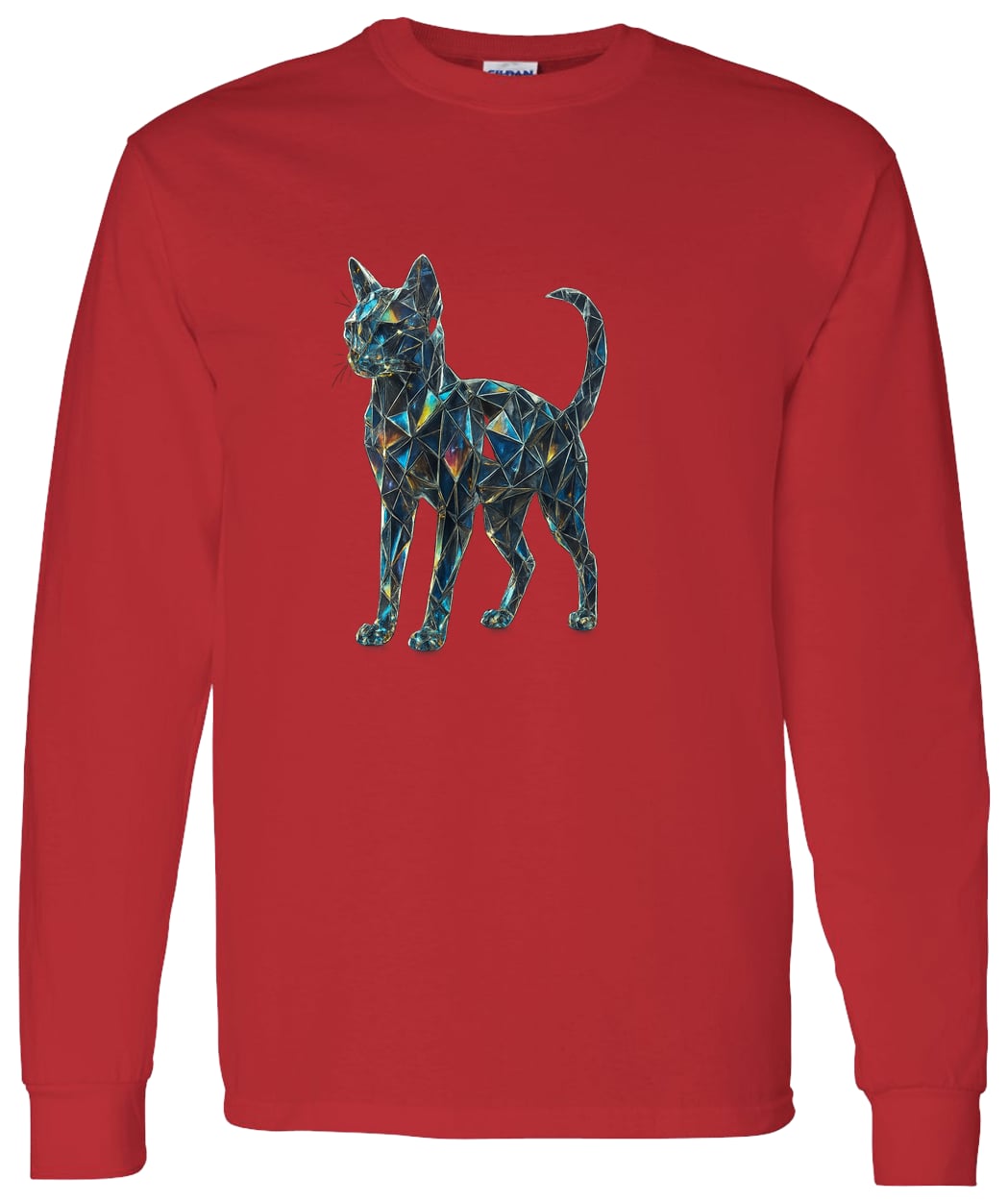 G540 LS T-Shirt 5.3 oz. - Red