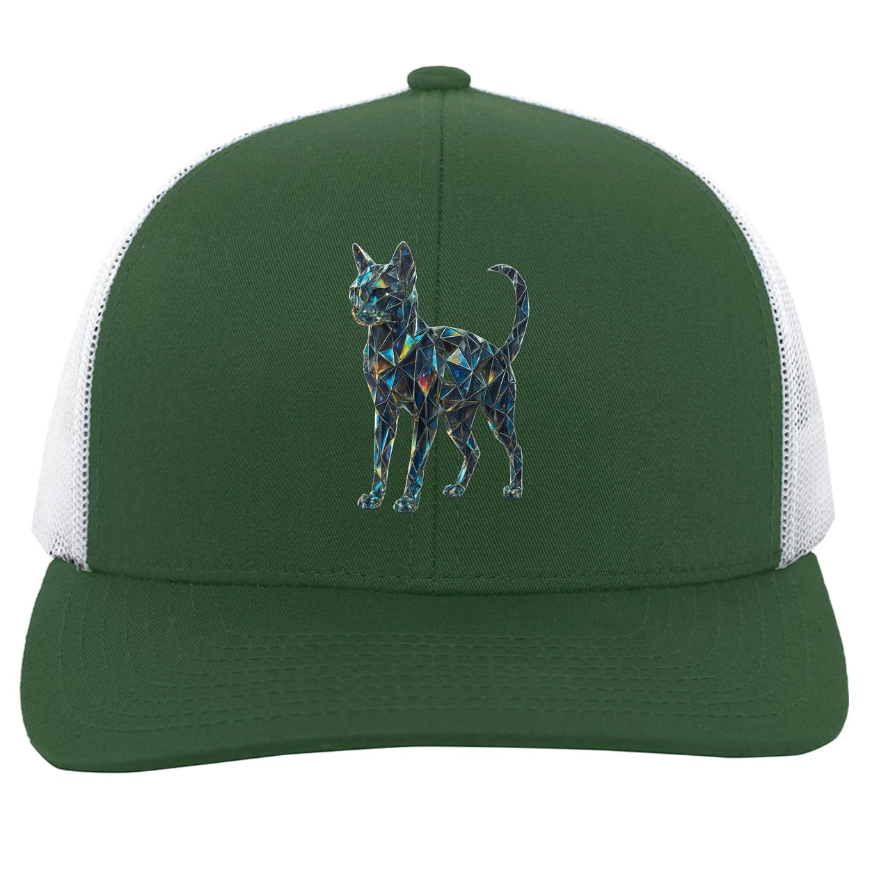104C Trucker Snap Back - Dark Green/White