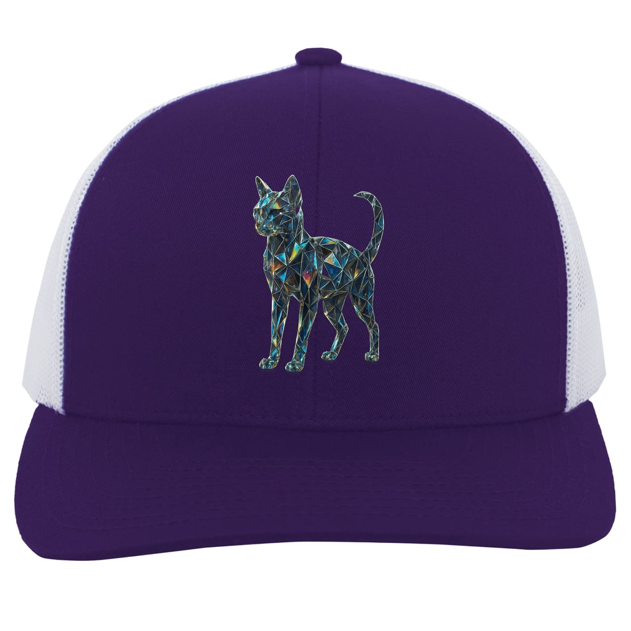 104C Trucker Snap Back - Purple/White