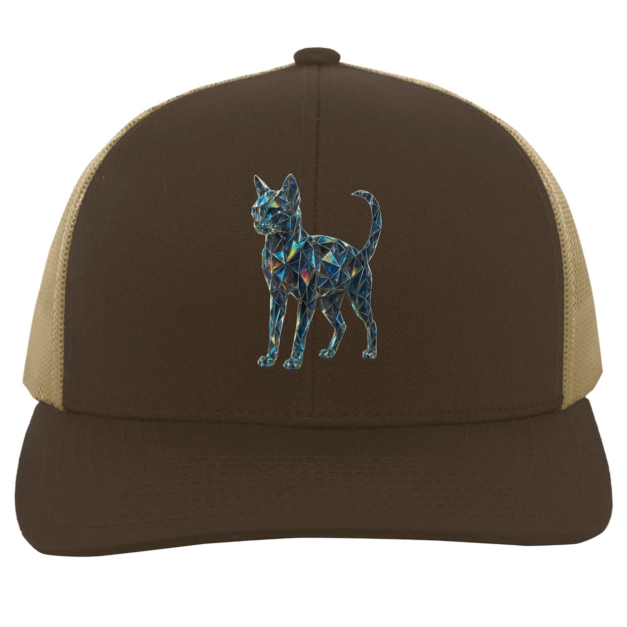 104C Trucker Snap Back - Brown/Khaki