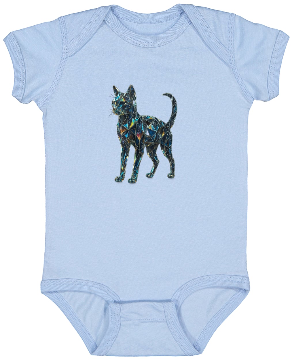 4424 Infant Fine Jersey Bodysuit - Light Blue