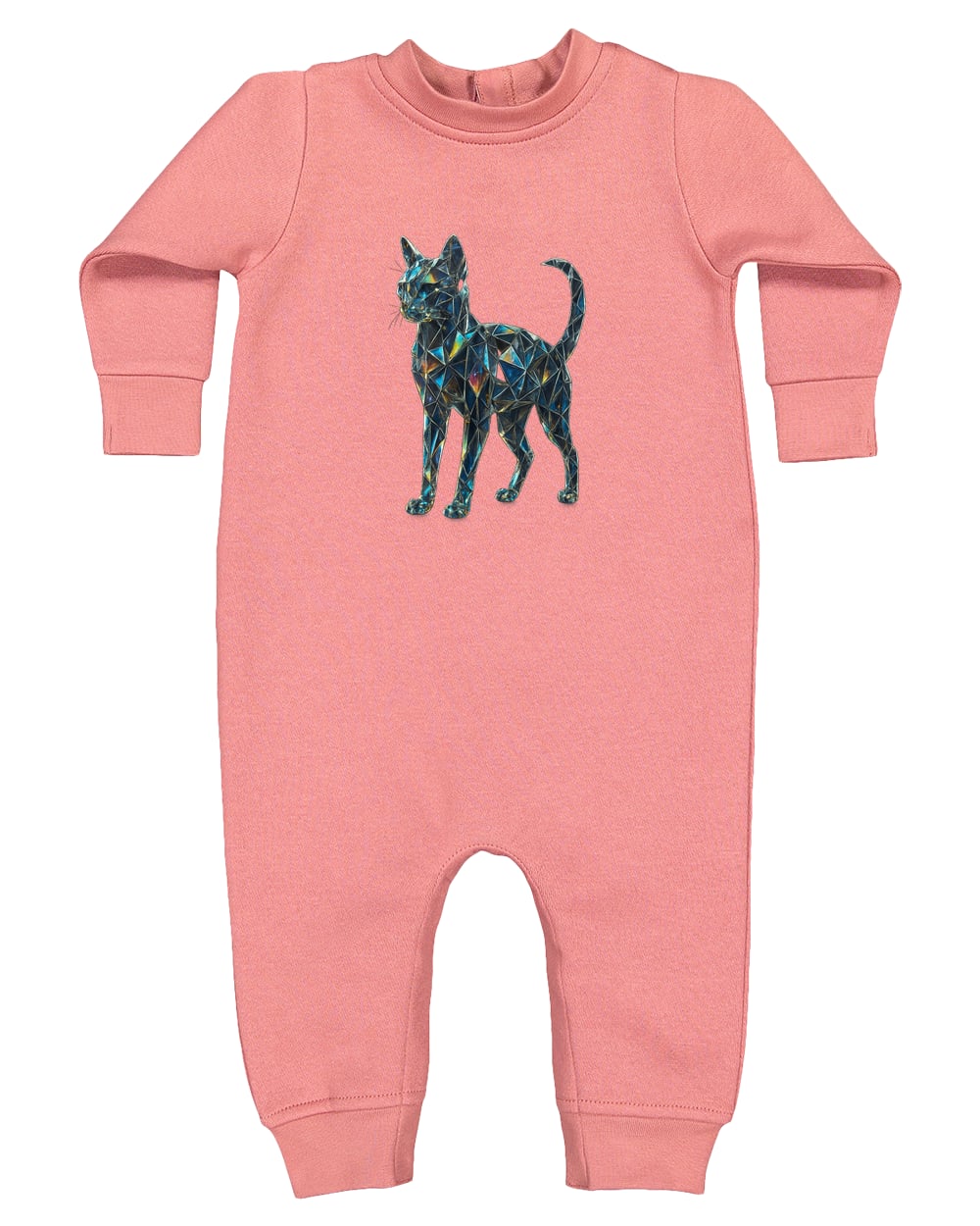 4447 Rabbit Skins Infant Fleece One-Piece Bodysuit - Mauvelous