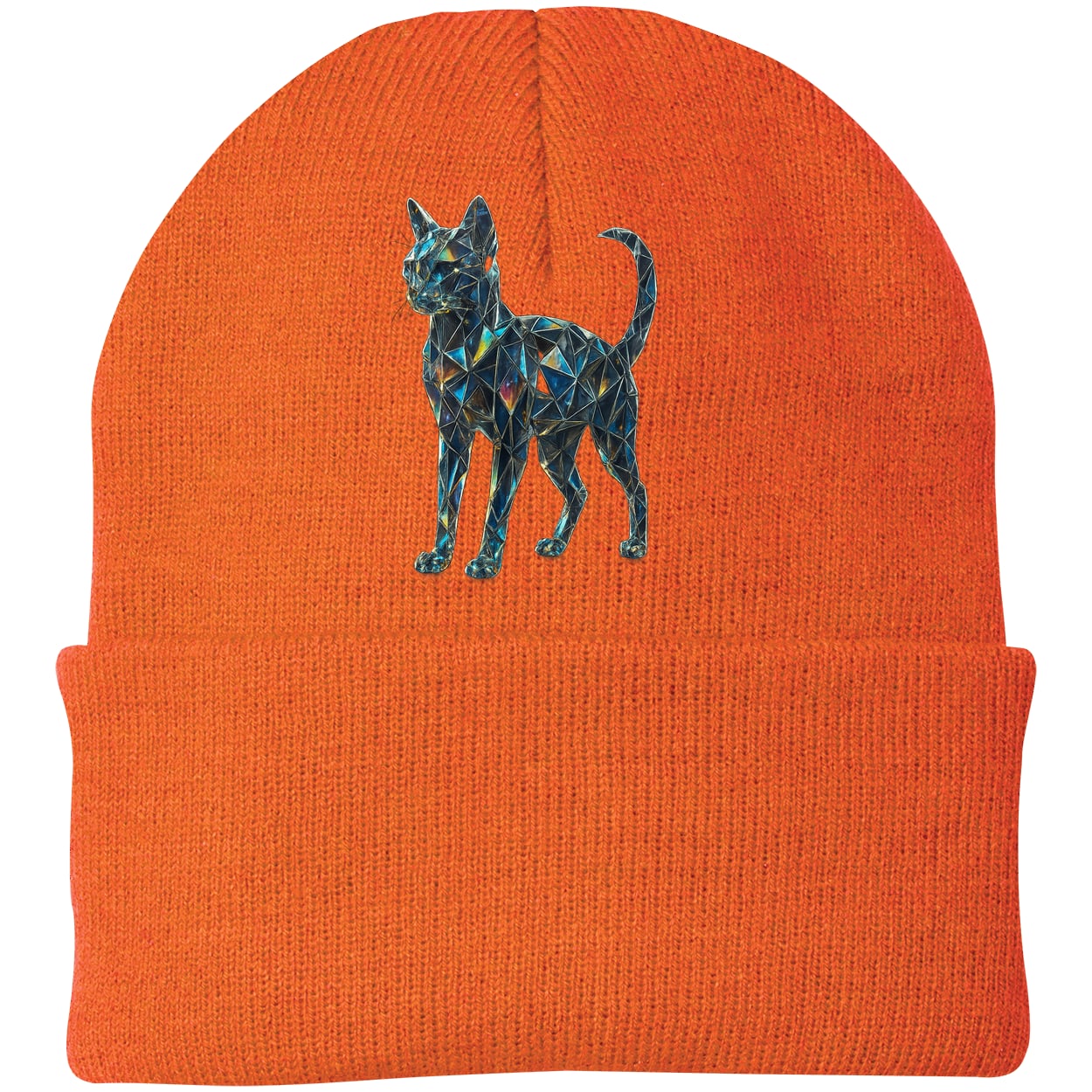 CP90 Port & Company Knit Beanie - Neon Orange