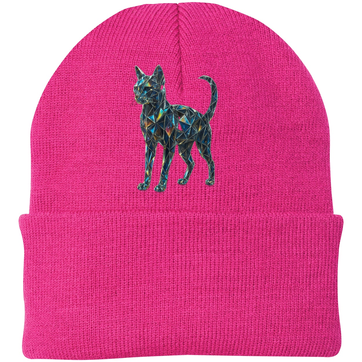 CP90 Port & Company Knit Beanie - Neon Pink