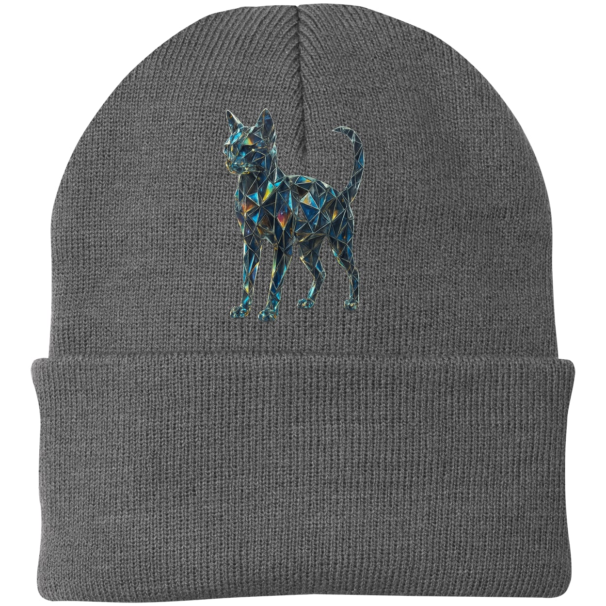 CP90 Port & Company Knit Beanie - Athletic Oxford