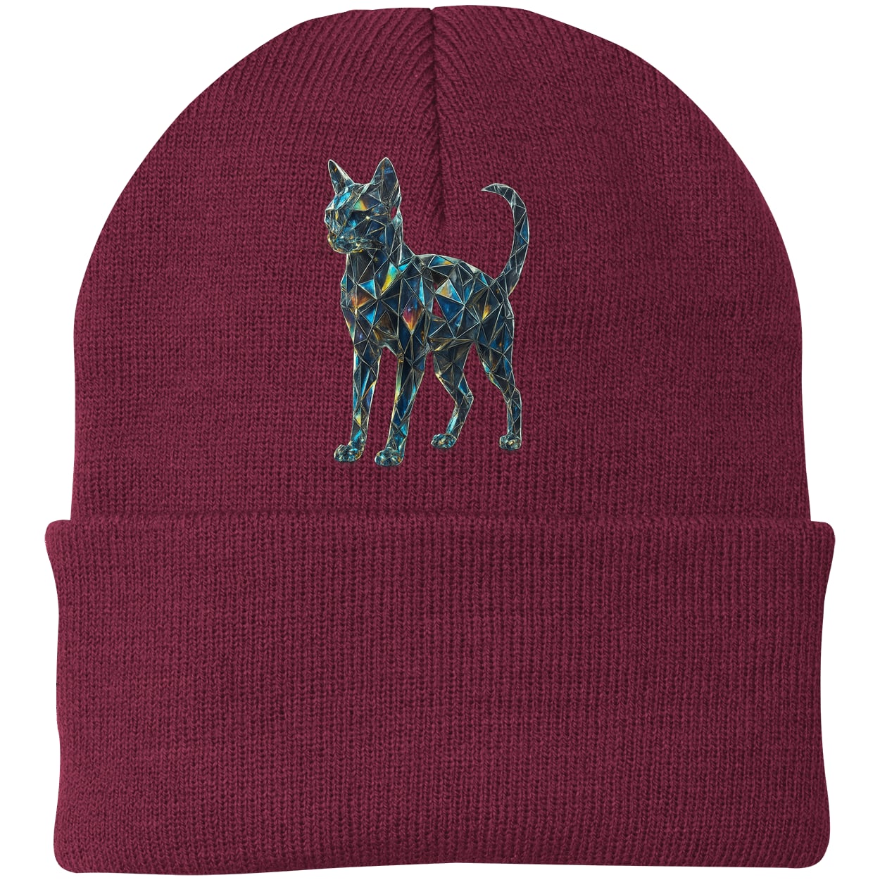 CP90 Port & Company Knit Beanie - Maroon