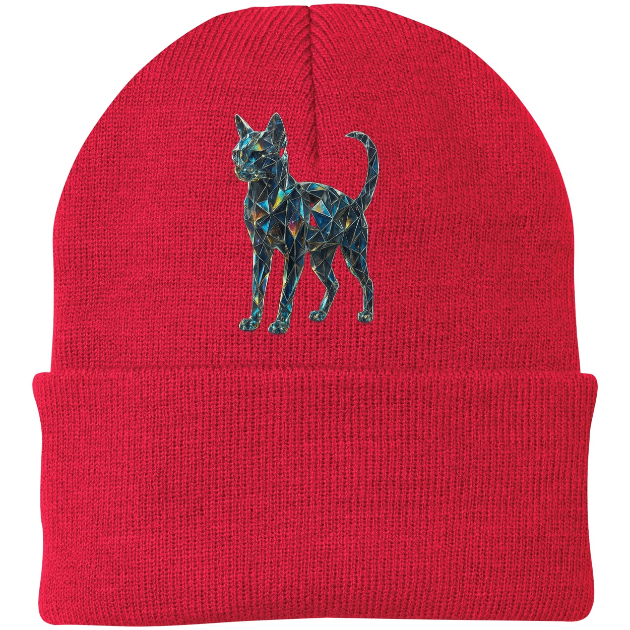 CP90 Port & Company Knit Beanie - Athletic Red