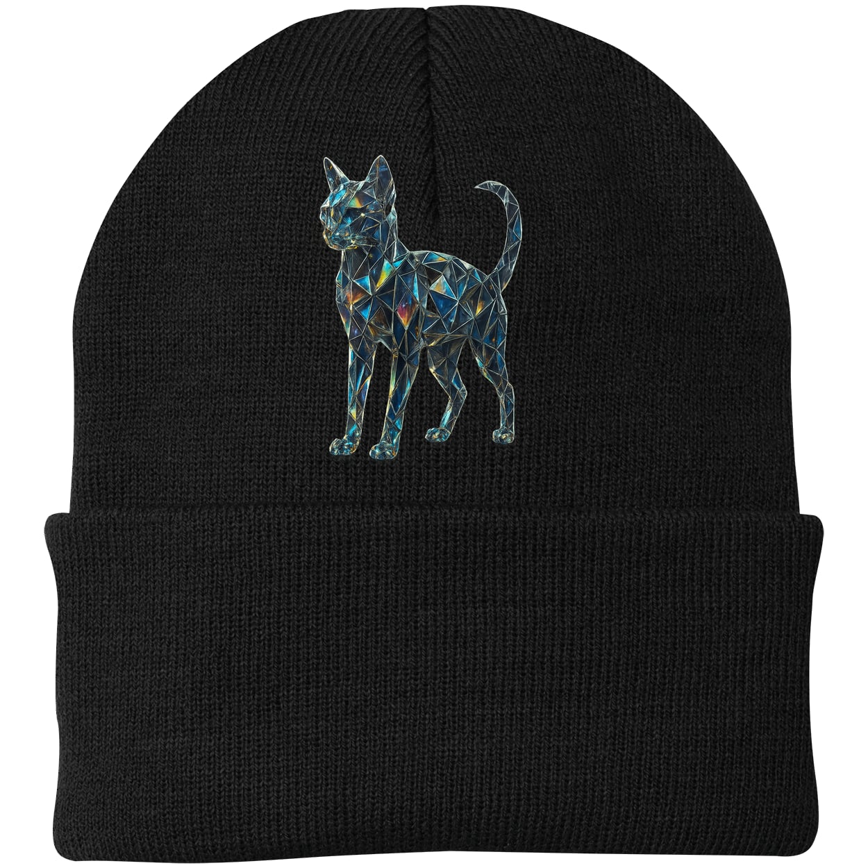 CP90 Port & Company Knit Beanie - Black