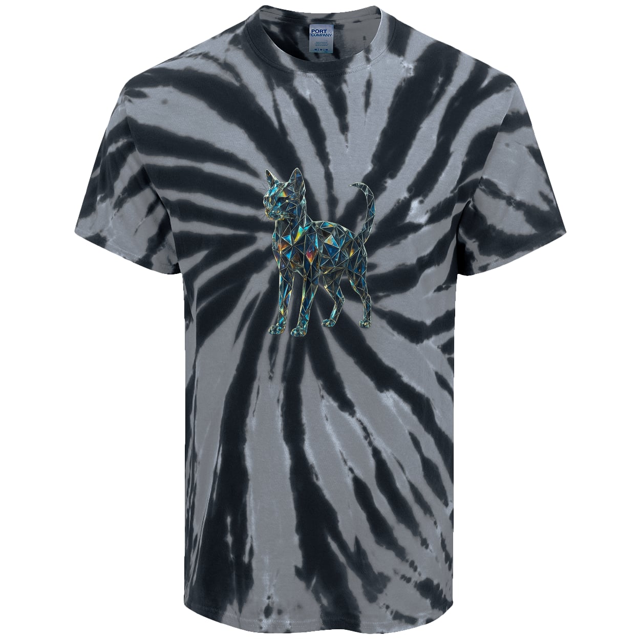 PC147 Port & Company Tie-Dye Tee - Black
