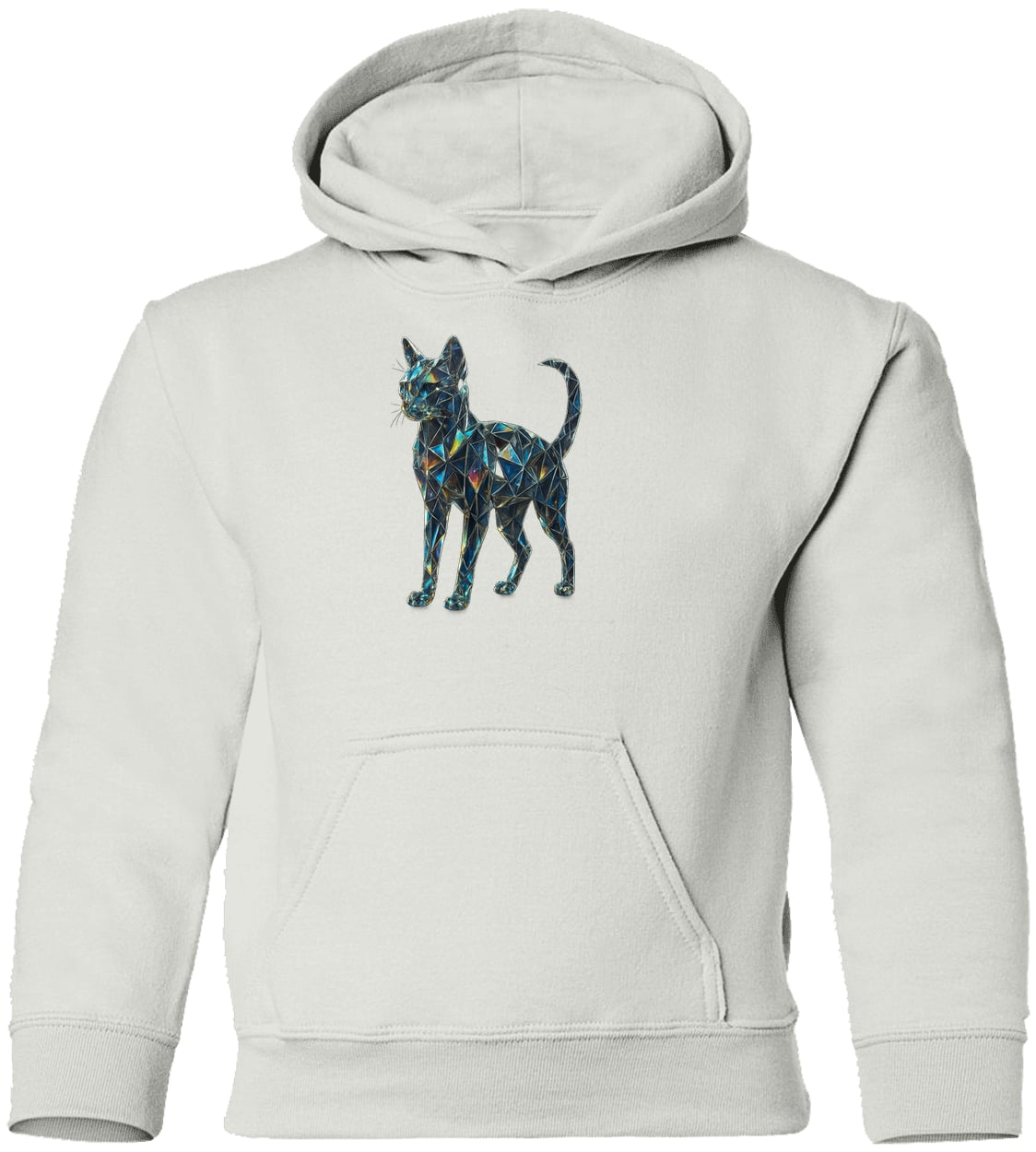 G185B Gildan Youth Pullover Hoodie - White