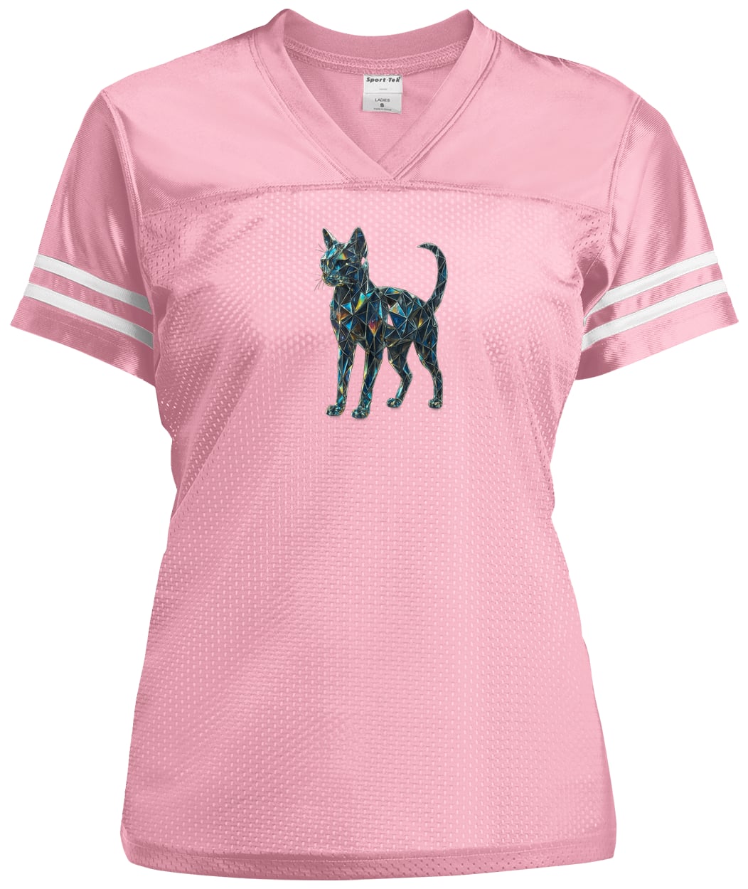 LST307 Sport-Tek Ladies' Replica Jersey - Light Pink/White