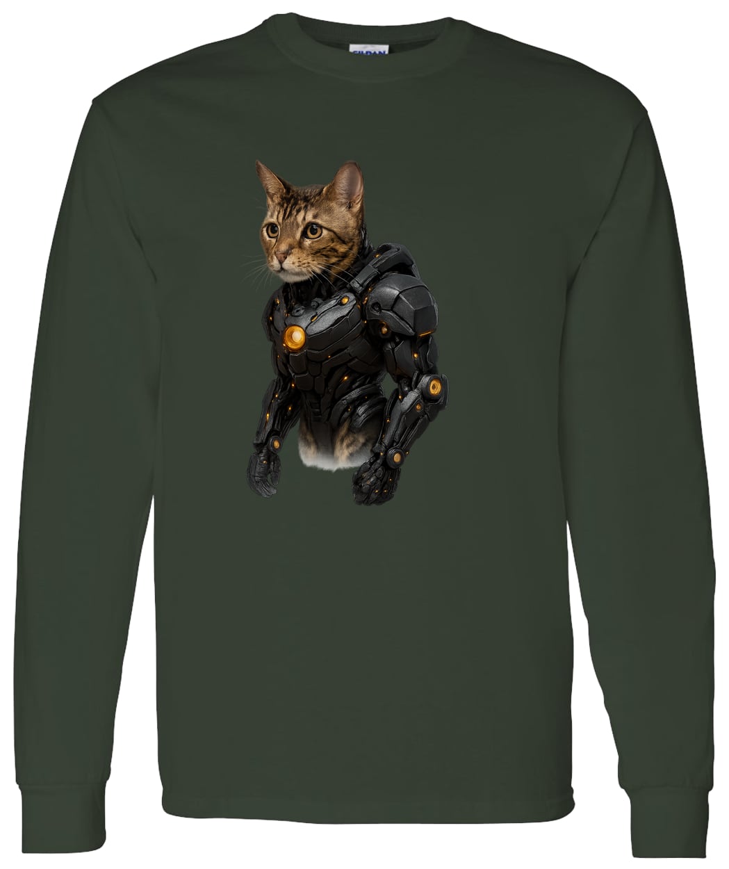 G540 LS T-Shirt 5.3 oz. - Forest Green
