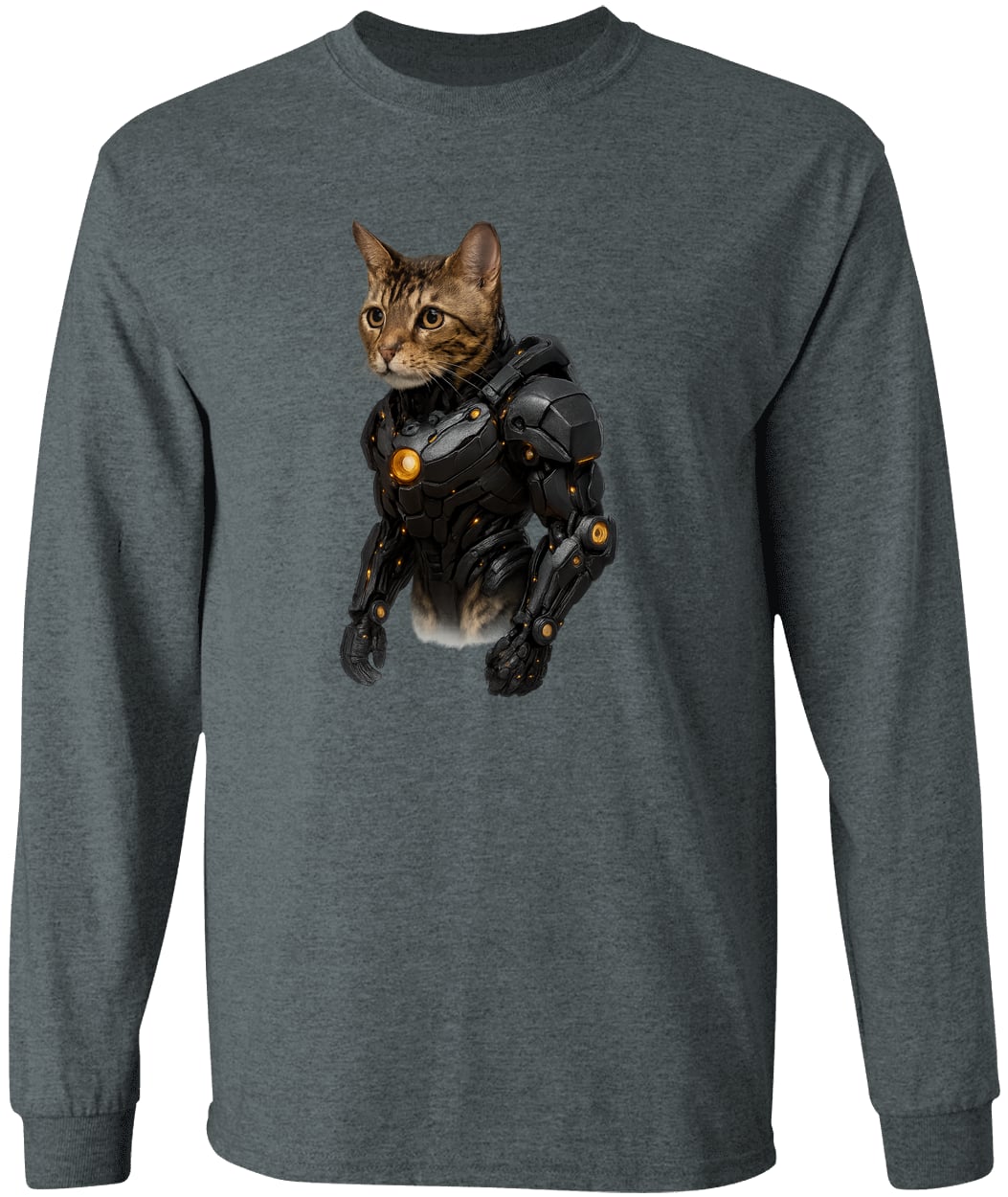 G540 LS T-Shirt 5.3 oz. - Dark Heather