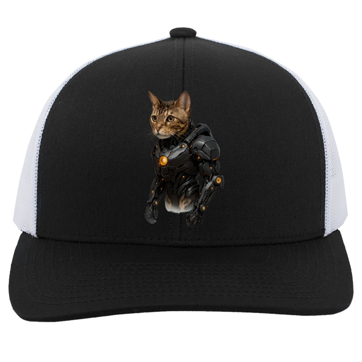 104C Trucker Snap Back - Black/White