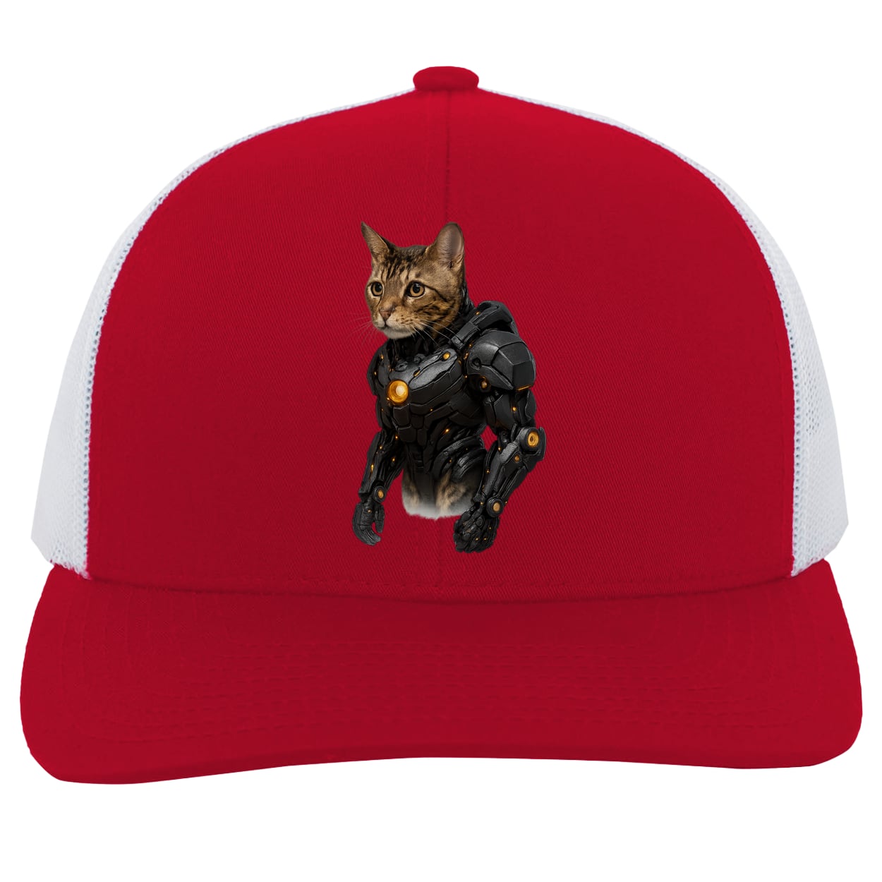 104C Trucker Snap Back - Red/White
