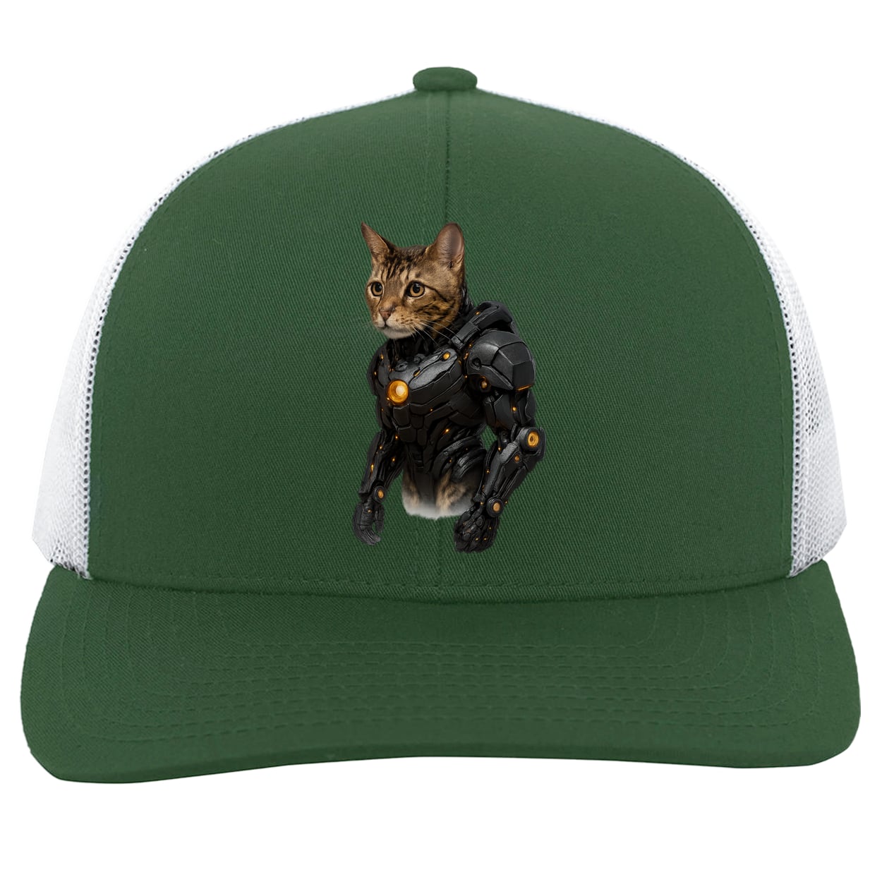 104C Trucker Snap Back - Dark Green/White