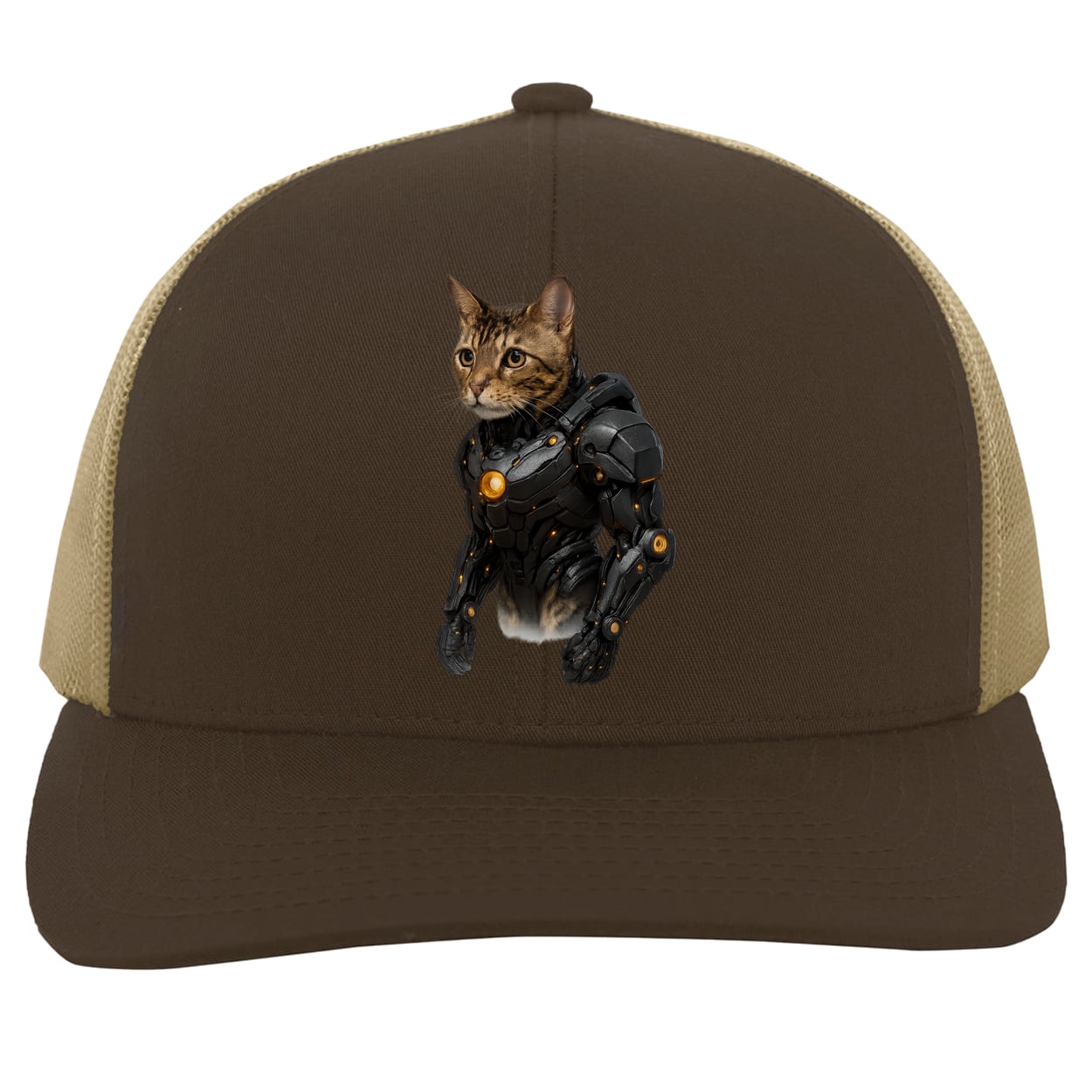 104C Trucker Snap Back - Brown/Khaki