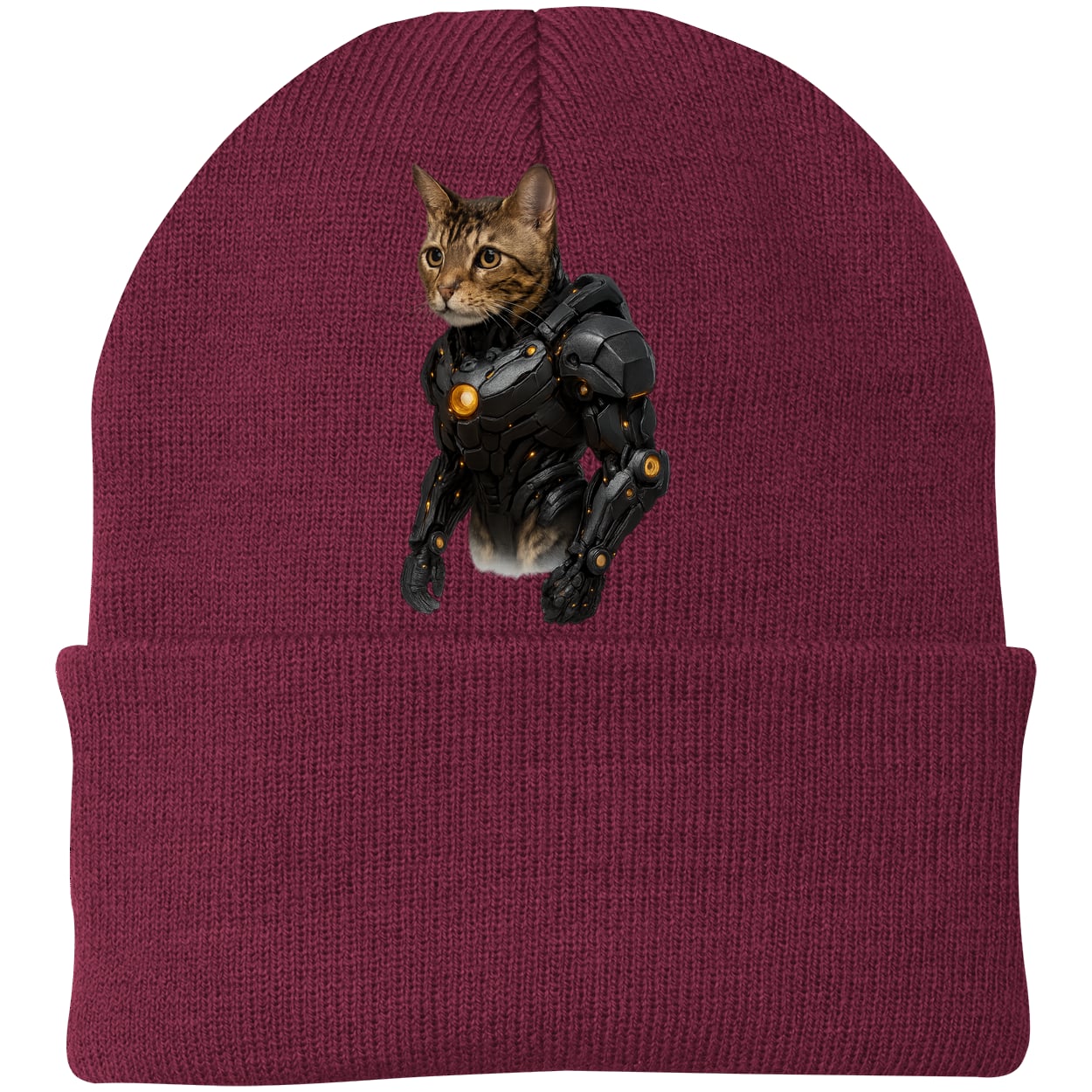 CP90 Port & Company Knit Beanie - Maroon