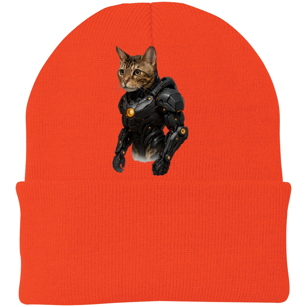 CP90 Port & Company Knit Beanie - Athletic Orange
