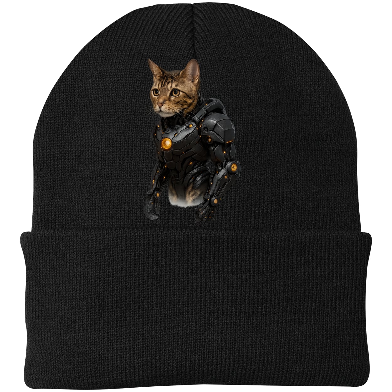 CP90 Port & Company Knit Beanie - Black
