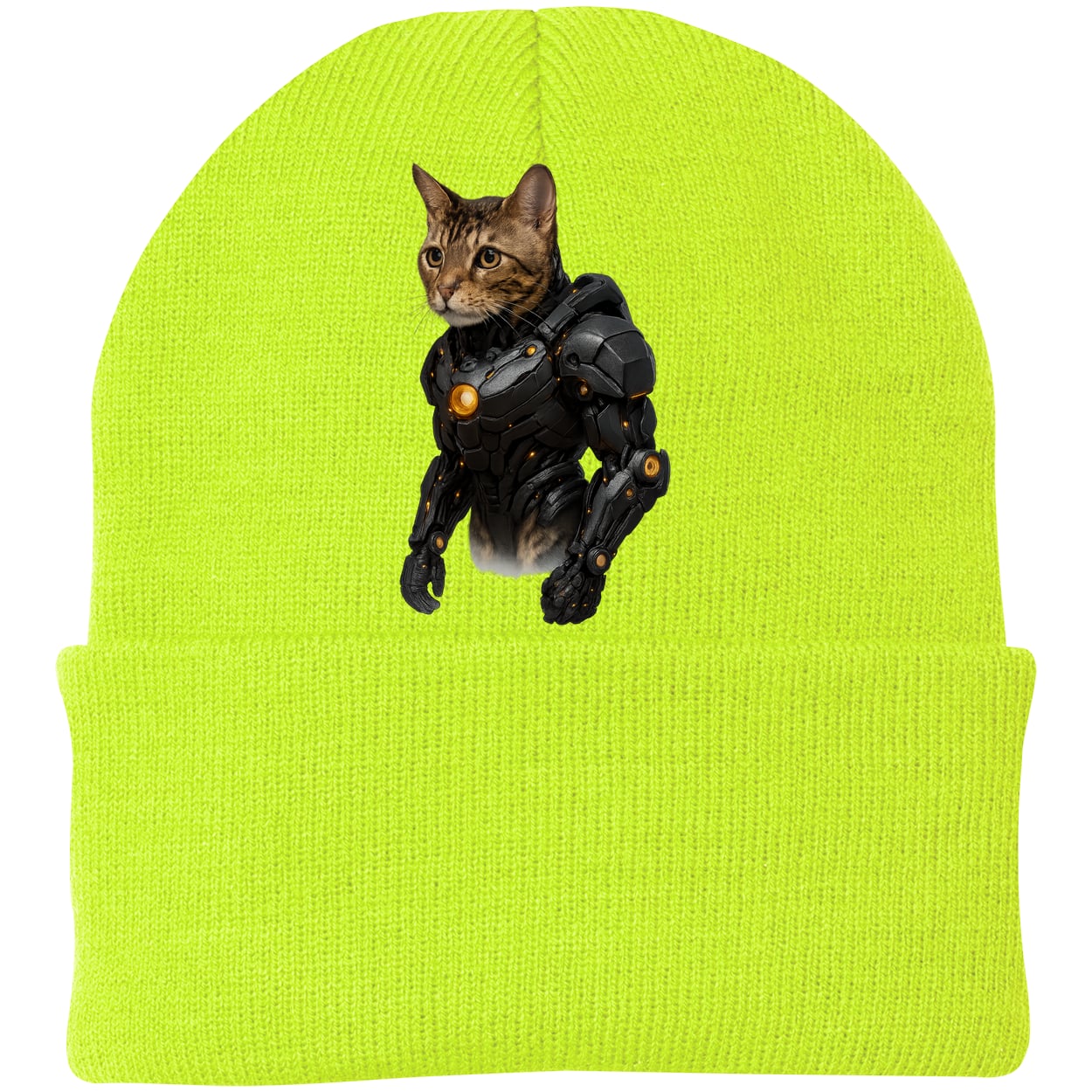 CP90 Port & Company Knit Beanie - Neon Yellow