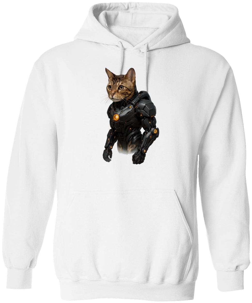 G185 Gildan Pullover Hoodie - White