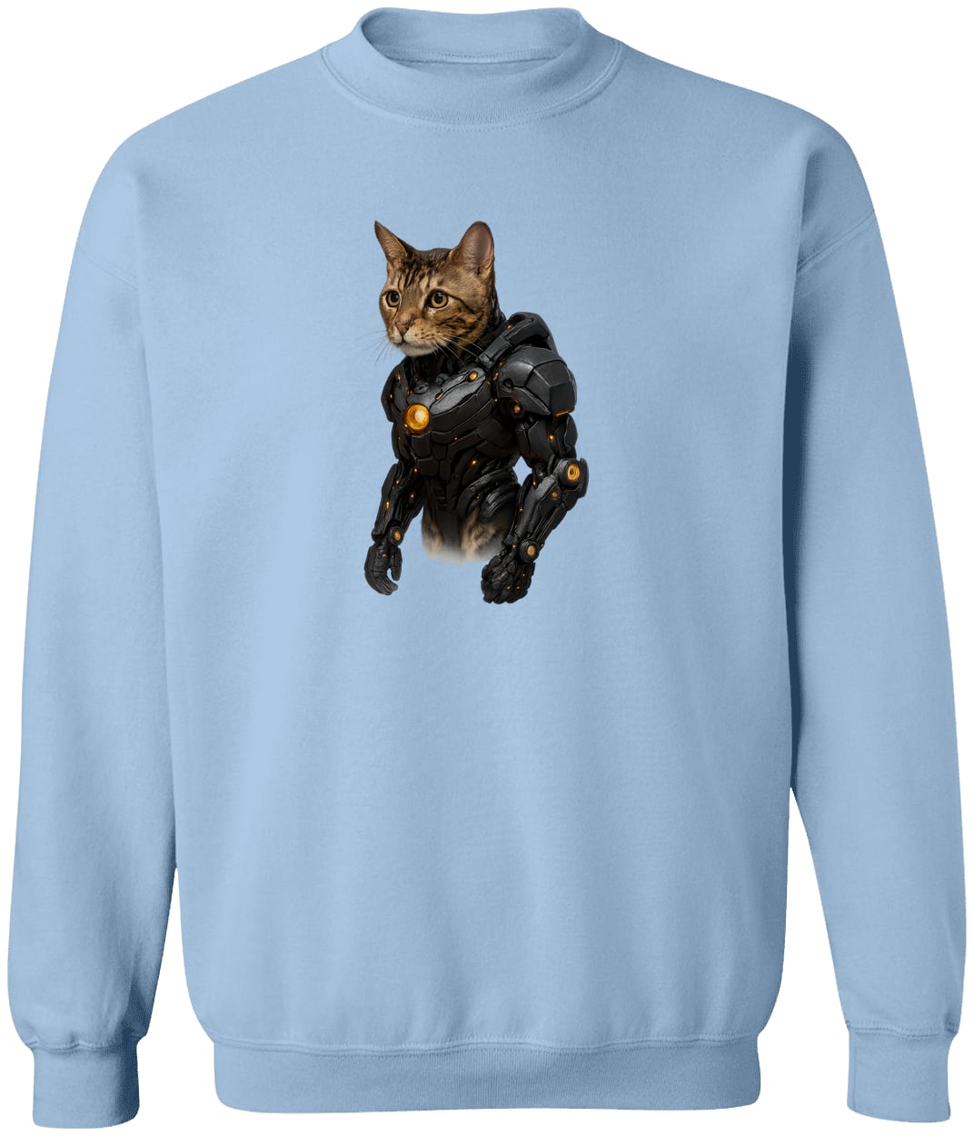G180 Gildan Crewneck Pullover Sweatshirt - Light Blue