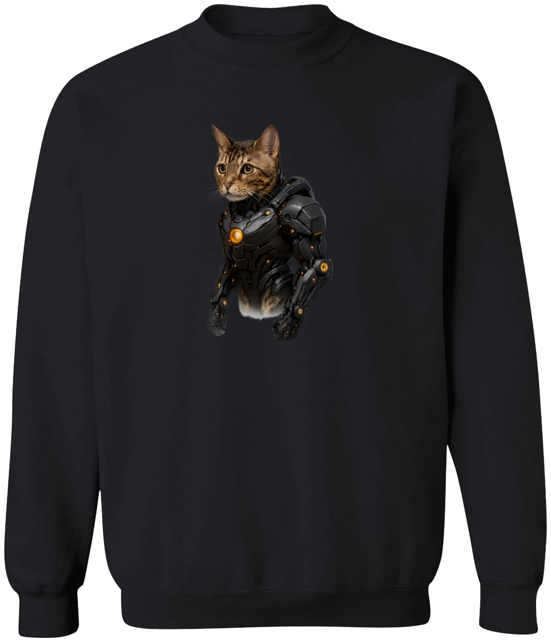 G180 Gildan Crewneck Pullover Sweatshirt - Black