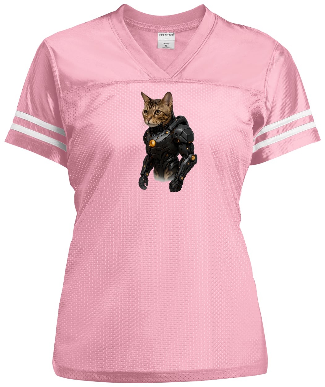 LST307 Sport-Tek Ladies' Replica Jersey - Light Pink/White