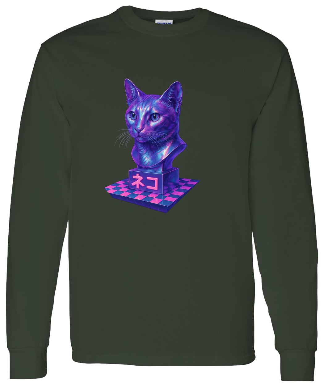 G540 LS T-Shirt 5.3 oz. - Forest Green