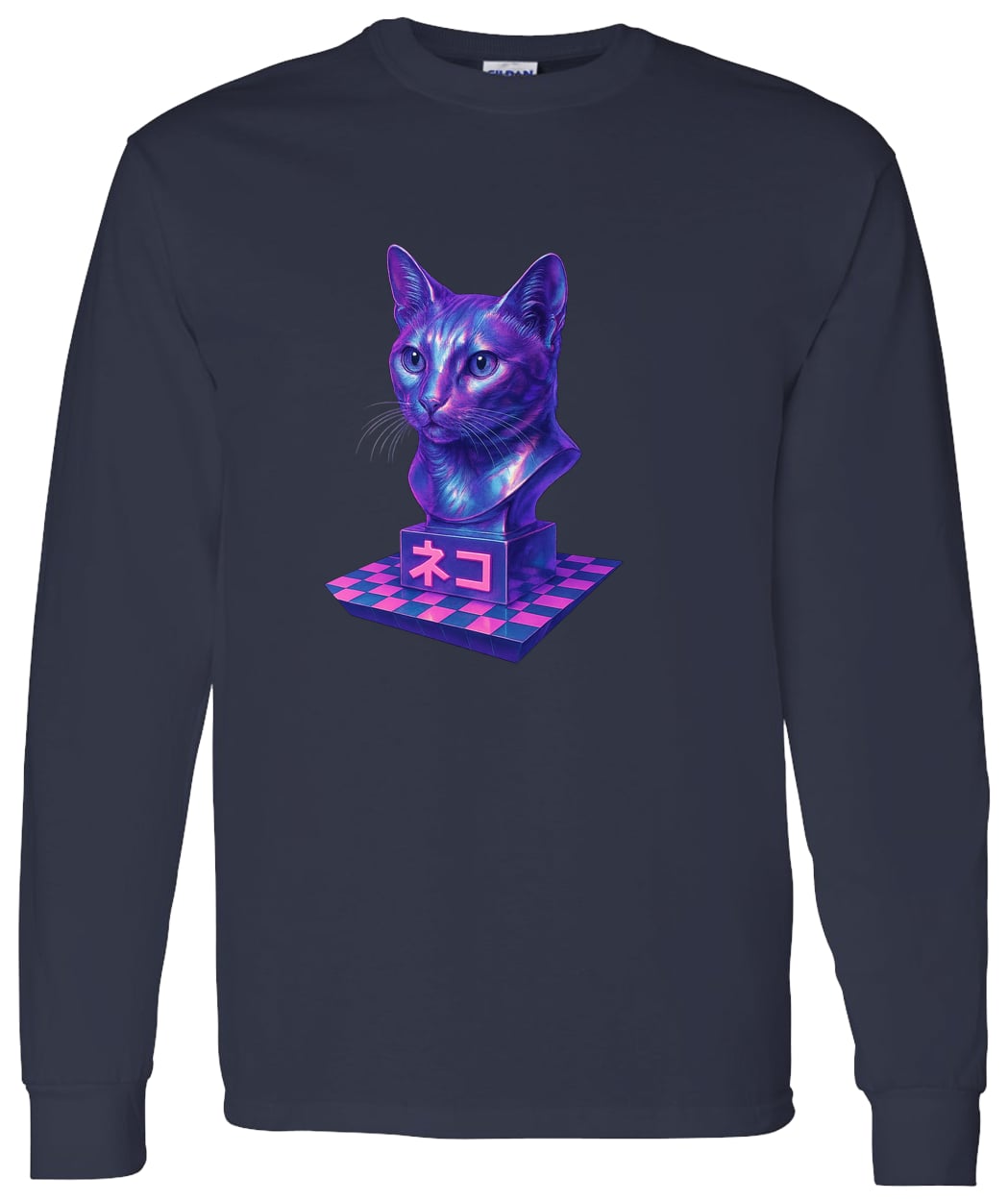 G540 LS T-Shirt 5.3 oz. - Navy