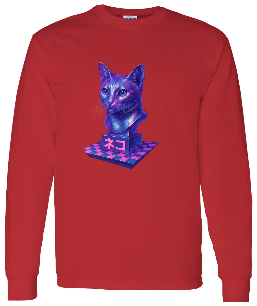 G540 LS T-Shirt 5.3 oz. - Red
