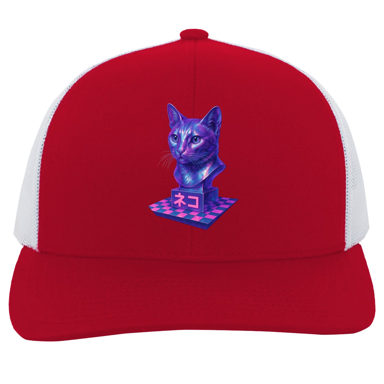 104C Trucker Snap Back - Red/White