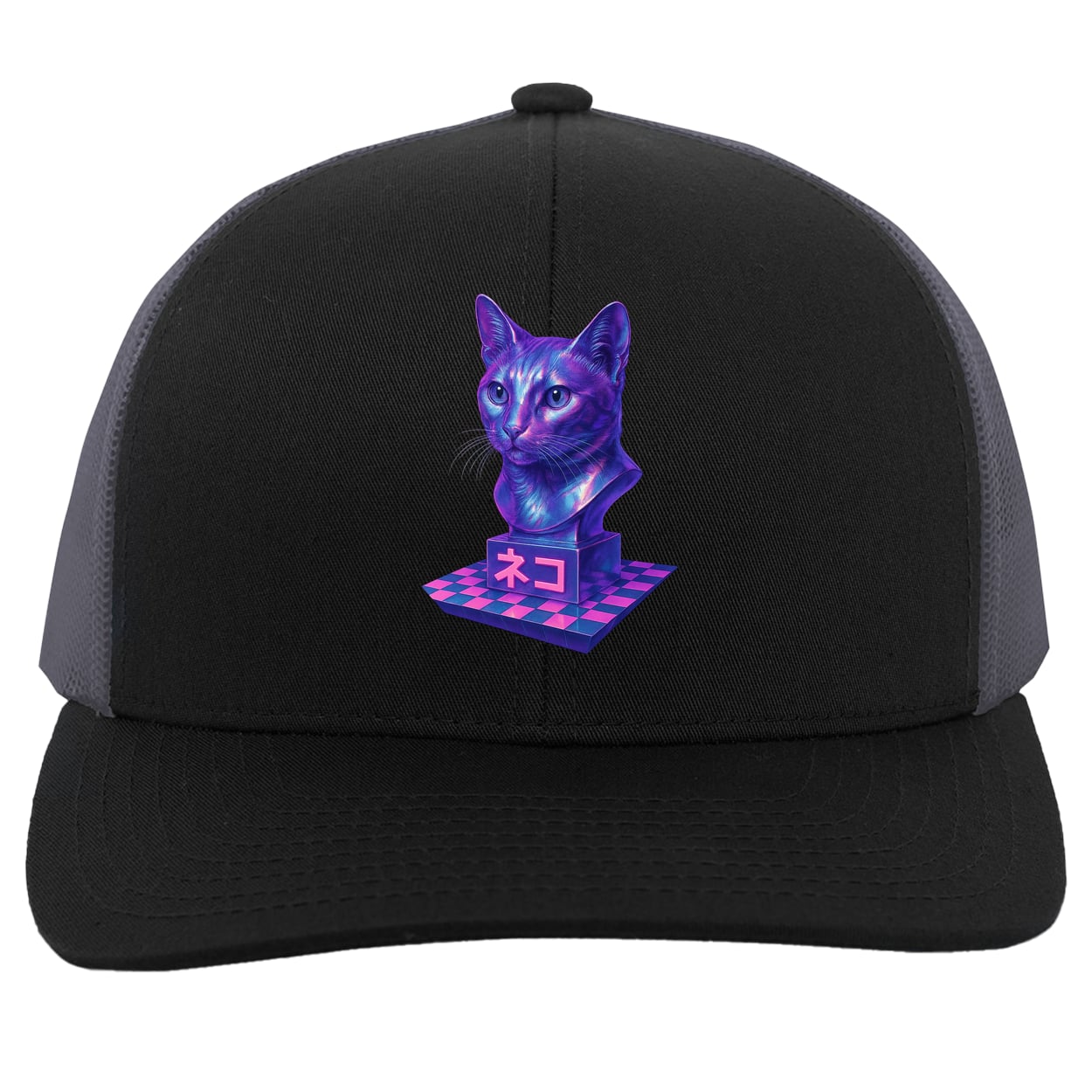 104C Trucker Snap Back - Black/Graphite