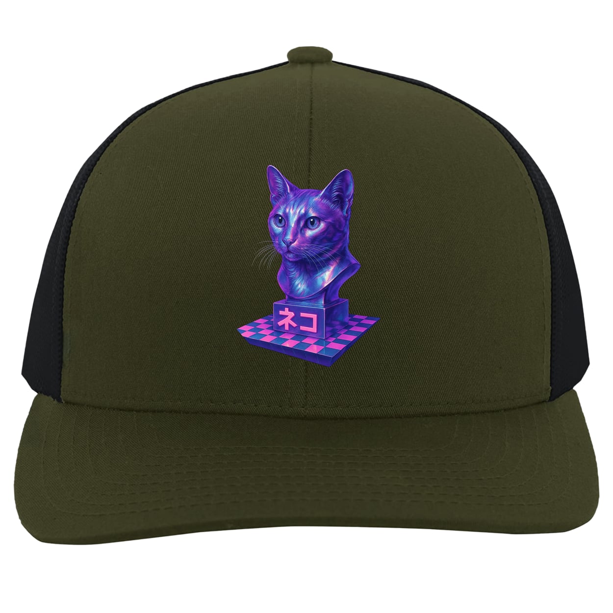104C Trucker Snap Back - Moss/Charcoal