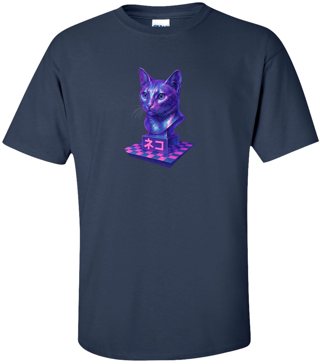 G200T Gildan Mens Tall Ultra Cotton Tee - Navy