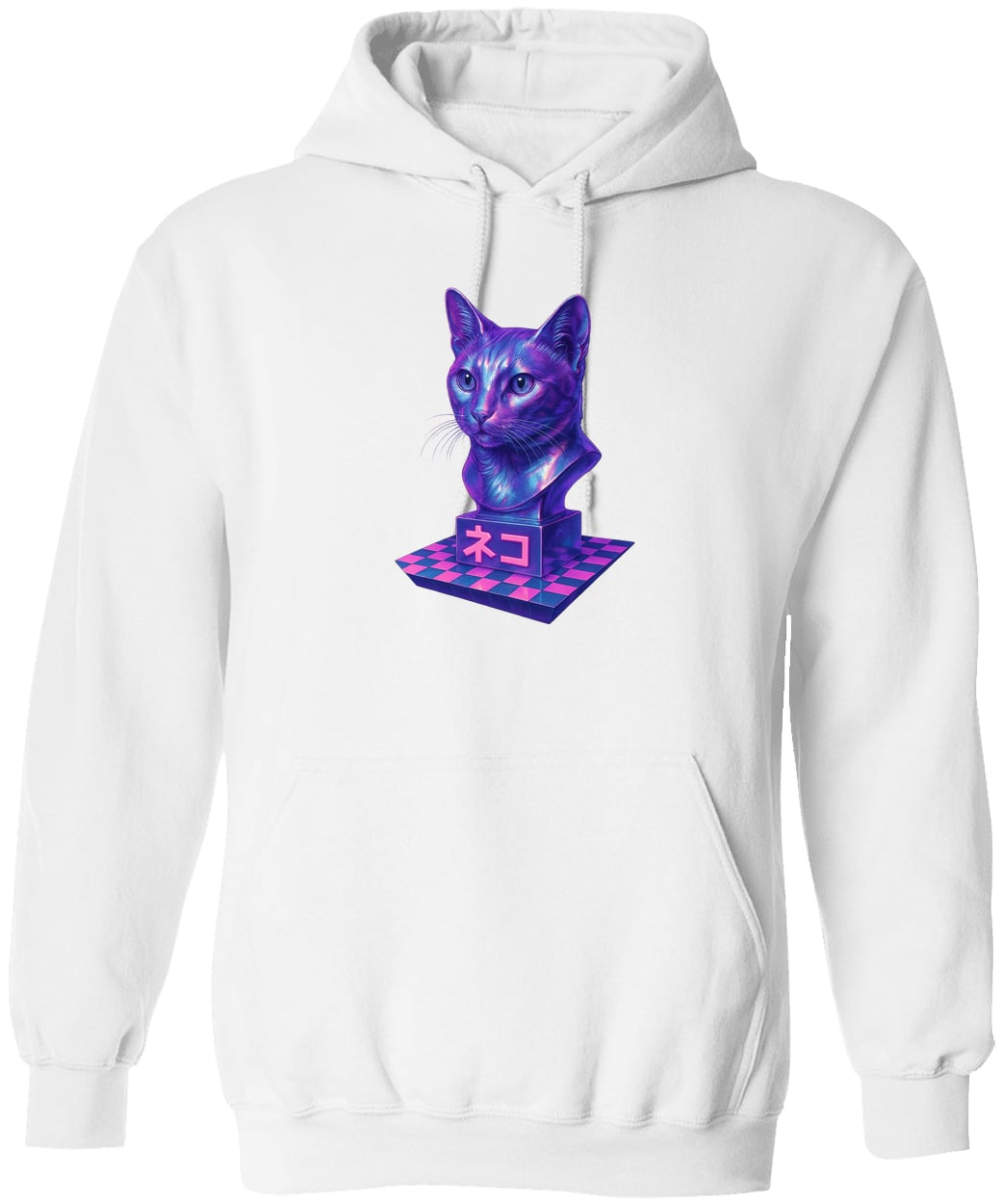 G185 Gildan Pullover Hoodie - White