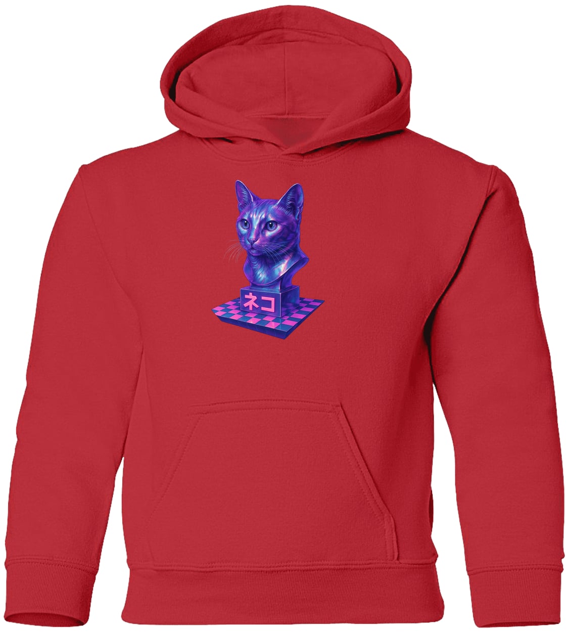 G185B Gildan Youth Pullover Hoodie - Red